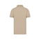 Polo piqué orgánico hombre K2025. Color arena clara.