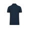 Polo piqué orgánico hombre K2025. Color azul marino.