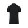 Polo piqué orgánico hombre K2025. Color negro.