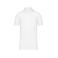 Polo piqué orgánico hombre K2025. Color blanco.
