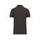 Polo piqué orgánico hombre K2025. Color gris oscuro.