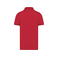Polo piqué orgánico hombre K2025. Color rojo.