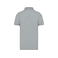 Polo piqué orgánico hombre K2025. Color gris nieve.