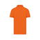 Polo piqué orgánico hombre K2025. Color naranja.
