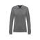 Polo manga larga orgánico mujer K2028. Color gris jaspeado.