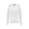 Polo manga larga orgánico mujer K2028. Color blanco.