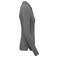 Polo manga larga orgánico mujer K2028. Color gris jaspeado.