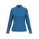 Polo manga larga mujer K244. Color azul real claro.