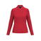 Polo manga larga mujer K244. Color rojo.