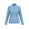 Polo manga larga mujer K244. Color azul cielo.