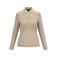 Polo manga larga mujer K244. Color arena clara.