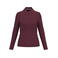 Polo manga larga mujer K244. Color vino.