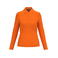 Polo manga larga mujer K244. Color naranja.