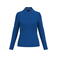 Polo manga larga mujer K244. Color azul real.