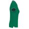 Polo mujer K251. Color verde kelly/gris claro/blanco.