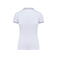 Polo mujer K251. Color blanco/azul marino/rojo.