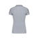 Polo mujer K251. Color gris oxford/azul marino/blanco.