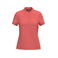 Polo mujer K255. Color coral verdadero.