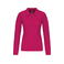 Polo manga larga mujer K257. Color fucsia.