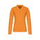 Polo manga larga mujer K257. Color naranja.