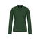 Polo manga larga mujer K257. Color verde bosque.