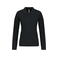 Polo manga larga mujer K257. Color negro.