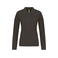 Polo manga larga mujer K257. Color gris oscuro.