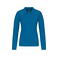 Polo manga larga mujer K257. Color azul tropical.