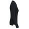 Polo manga larga mujer K257. Color negro.