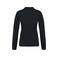 Polo manga larga mujer K257. Color negro.