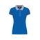 Polo mujer K259. Color azul real claro/gris oxford.