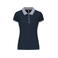 Polo mujer K259. Color azul marino/gris oxford.