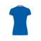 Polo mujer K259. Color azul real claro/gris oxford.