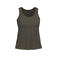 Camiseta tirantes orgánica mujer K3024ic. Color caqui oscuro.