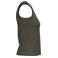 Camiseta tirantes orgánica mujer K3024ic. Color caqui oscuro.