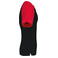 Camiseta beisbol hombre K330. Color negro/rojo.