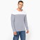 Camiseta rayas manga larga hombre K366. .