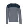 Camiseta rayas manga larga hombre K366. Color azul marino/blancas.
