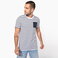 Camiseta rayas con bolsillo hombre K378. .