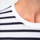 Camiseta rayas con bolsillo hombre K378. .