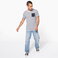 Camiseta rayas con bolsillo hombre K378. .