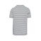 Camiseta rayas con bolsillo hombre K378. Color blanco/azul marino.
