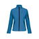 Chaqueta softshell mujer K400. Color azul aguamarina.