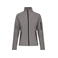 Chaqueta softshell mujer K400. Color gris jaspeado.