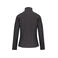 Chaqueta softshell mujer K400. Color titanio.