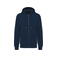 Sudadera capucha y cremallera reciclada unisex K4008. Color azul marino.
