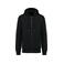 Sudadera capucha y cremallera reciclada unisex K4008. Color negro.