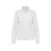 Sudadera cremallera mujer K4011. Color blanco.