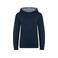 Sudadera capucha niño K4014. Color azul marino/mariniere.