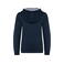 Sudadera capucha niño K4014. Color azul marino/mariniere.